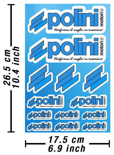 Polini decals stickers vinyle - polini,