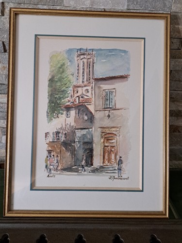 Aquarelle maucourant - p.,