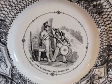 + Assiette Creil & Montereau