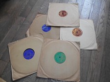 Lot de quatre disques de Tino ROSSI en 78 tours chez COLUMBIA