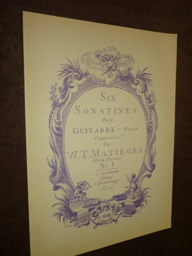 Partitions guitare matiegka - partitions,