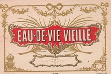 Rare Ancienne étiquette EAU
