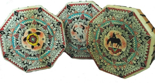 Tambourin native multicolore - tambourin,