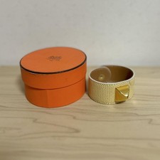 Bracelet en cuir Hermès Medor sans boîte excellent état rose d'occasion taill...