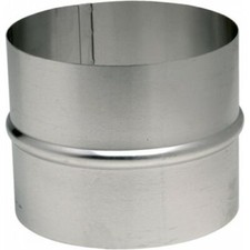 Raccord aluminium pour gaine de ventilation - diamètre 80/86 mm TEN