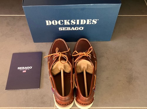 Sebago docksides marron neuf - sebago,