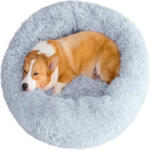 Lit rond peluche super - rond,