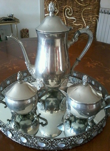 Objets étain théière - Étain,,