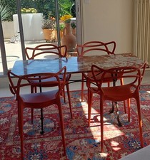 table bistrot marbre