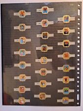 TINTIN SERIE COMPLETE .BAGUES DE CIGARE GRIS. HERGE