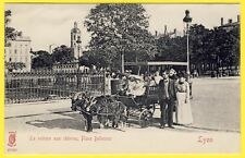 cpa RARE 69 - LYON La VOITURE aux CHÈVRES Attelage Enfants CAR GOATS Kunzli