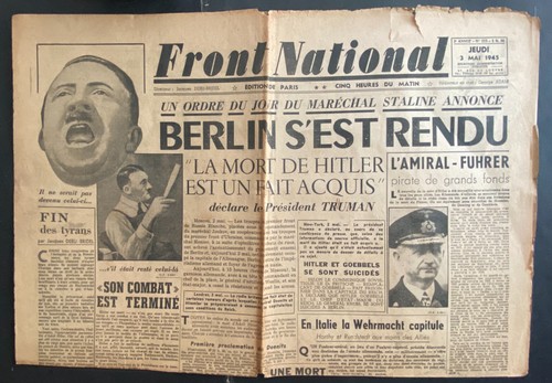 Front national mai 1945 - national,