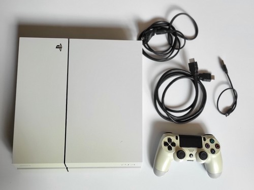 Console playstation blanche - console,