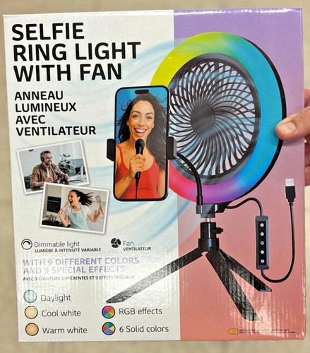 Anneau selfie ventilateur - selfie,