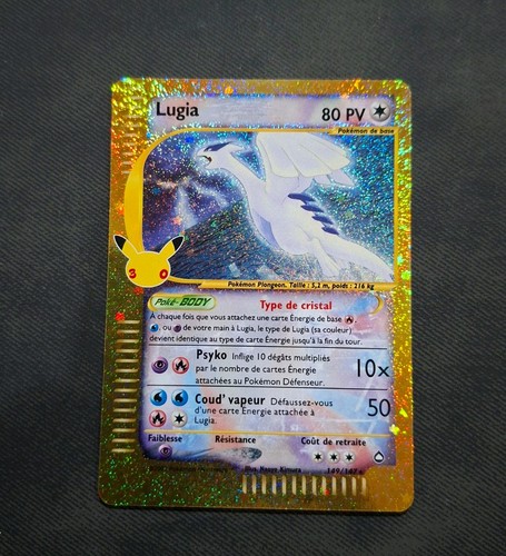 Carte pokémon lugia cristal - lugia,
