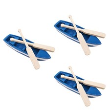  3 Sets Bateau Miniature