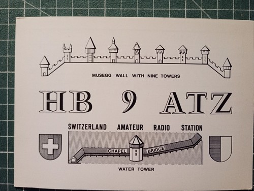 Br0196 carte radio amateur qsl - br0196,