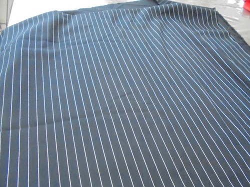 Tissu gabardine bleu marine