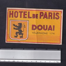 Ancienne  étiquette bagage