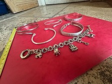 MAGNIFIQUE lot 6 bracelets vintage argent 925/1000 et 999/1000_146 Grammes.