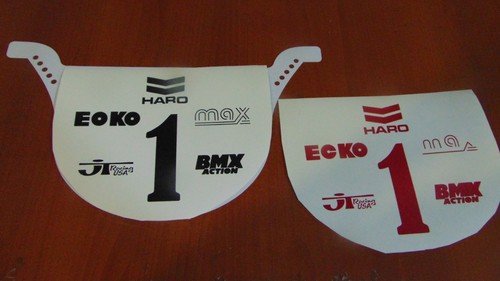Haro bmx number plate - number,