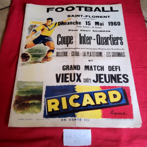 Ancienne authentique affiche - ancienne,