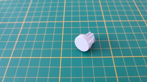 Bouton power gris pièce