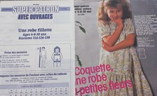 PATRON ROBE FILLE TAILLE 6 8