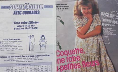 Patron robe fille taille 8 - robe,