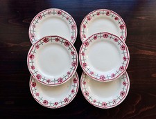 6 assiettes plates vintage