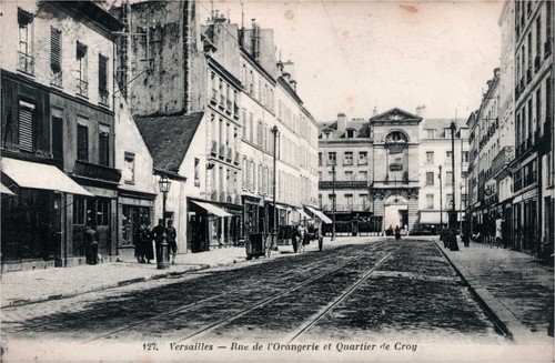 Cpa versailles rue de - cpa,