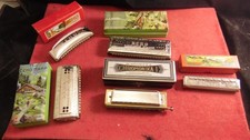 Lot de 5 Harmonica Hohner en