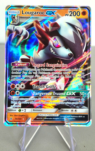 Carte pokémon lougaroc - carte,