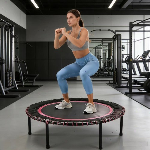 Springless fitness trampoline
