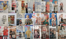 PATRONS POUPEES MODES & TRAVAUX  M.FRANCOISE J.MICHEL & MICHEL ANNEE 1989