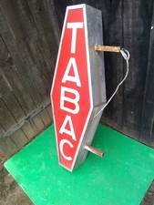 carotte bar tabac d'époque ENSEIGNE LUMINEUSE vintage