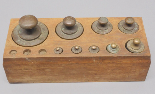 Ancienne boite poids pour - boite,