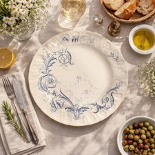 Assiette plate ancienne