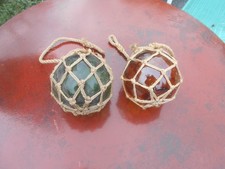 2 Boules  en Verre  Deco  Marine