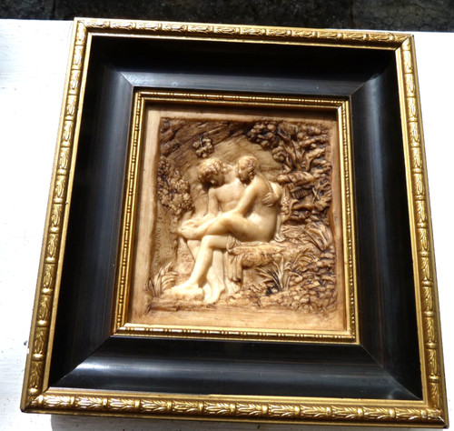 Sculpture bas relief avec - sculpture, bas-relief