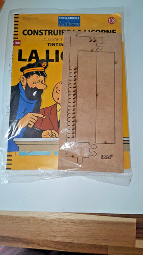 Tintin construire licorne - tintin,