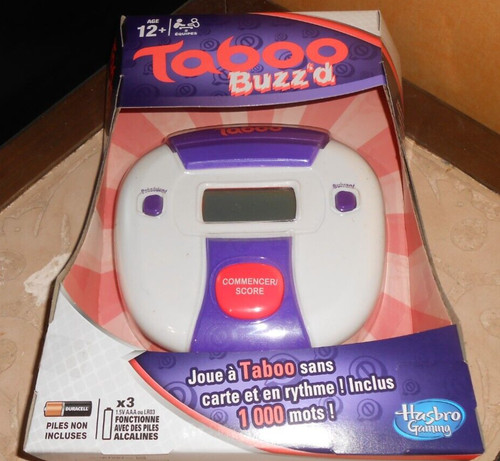 Jeu électronique taboo - jeu,