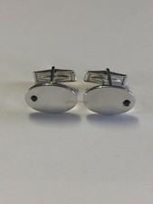 Bouton De Manchette En Argent