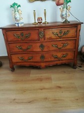 commode arbalète louis XIV en merisier 18 eme siecle