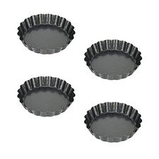 4 Pcs Moule À Flan Plaque De