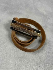 Ceinture cuir marron clair