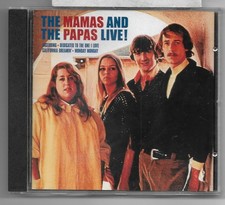 THE MAMAS AND THE PAPAS - Live (Folk Rock) / Compilation CD 1999 en TBE