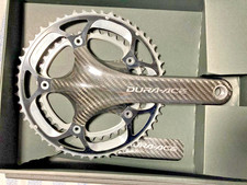 Rare pédalier carbone Shimano Dura-Ace FC-7800-C 52/39T 2x10s avec boîte...