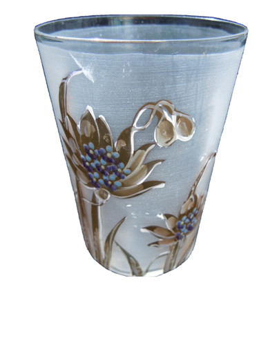 Verre eau décor - , fleurs