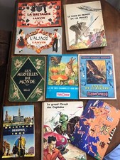 Lot de 8 albums images chromos Nestlé, francorusse, Lanvin, Menier, Delespaul